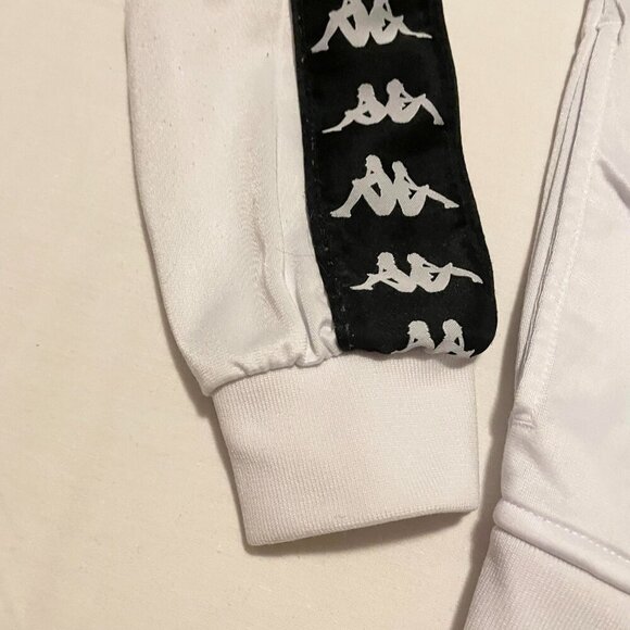 Kappa White Zip Up Track Jacket Youth Kids Boys Size Age 12 - Picture 9 of 16